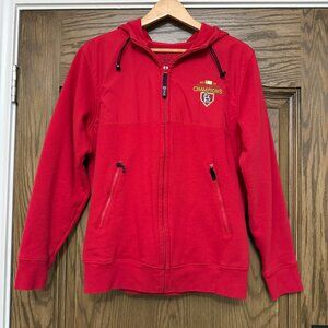 St. Louis Cardinals 2011 World Series Full Zip Jacket Hoodie Adult Size M